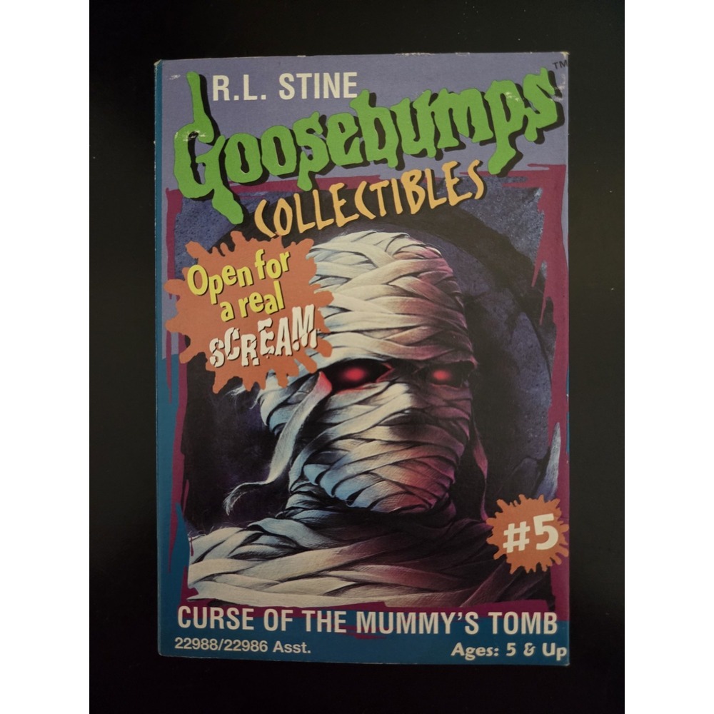1996 RL Stine Goosebumps Curse Of The Mummy's Tomb - New